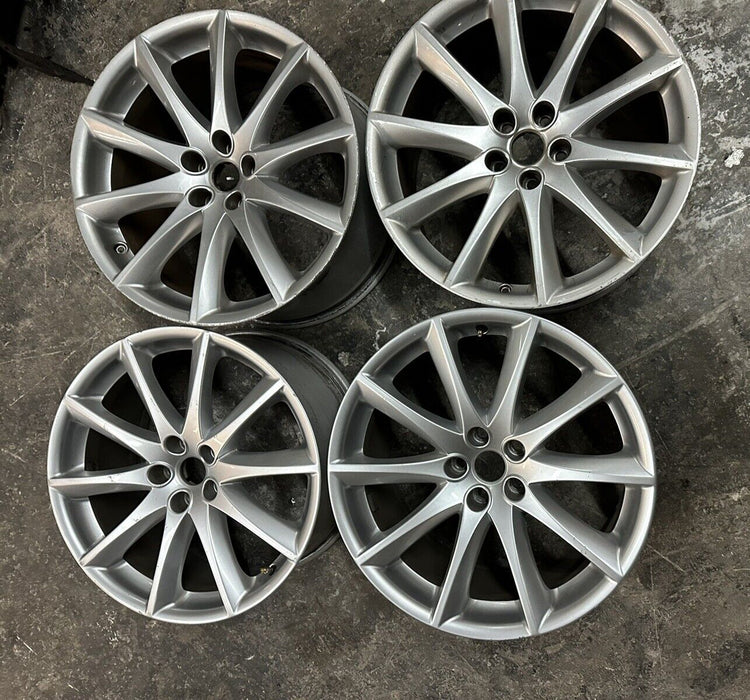 2010-2019 Jaguar XJ FRONT REAR RIMS WHEELS SET(4) MINOR CURBRASH 19X9 19X10