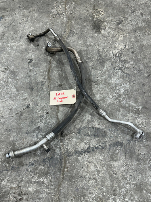 2017 NISSAN TITAN XD RESERVE DIESEL AIR COMPRESSOR AC A/C LINE OEM