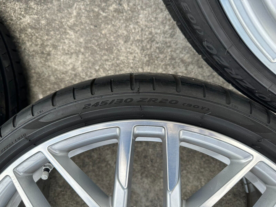 2017 2018 AUDI R8 OEM RIMS 20X11 20X8.5 WHEELS PIRELLI P ZERO TIRES 4S0601025S