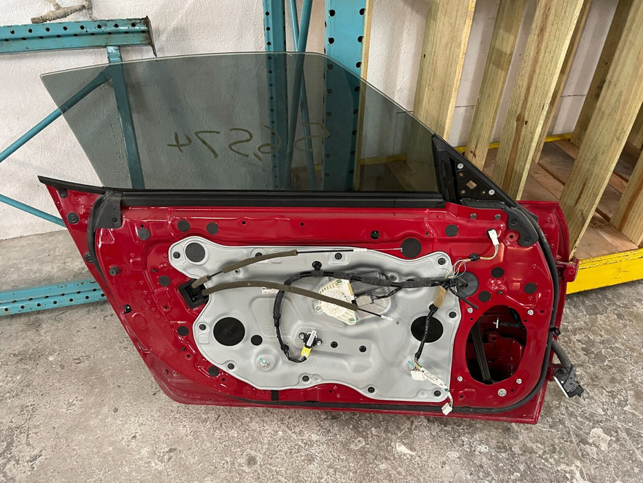 2009-2020 NISSAN 370Z COUPE DRIVER LEFT DOOR RED OEM
