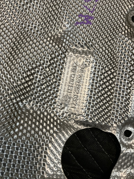 2017 MERCEDES C63 AMG OEM CENTER HEAT SHIELDING 205 682 33 71 A2056823371