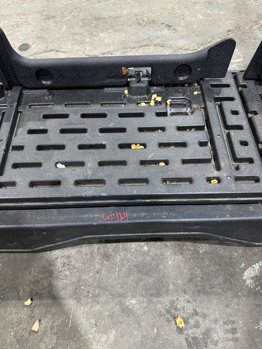 2017 NISSAN TITAN XD PRO 4X REAR UNDER SEAT STORAGE BOX OEM 84895 EZ20C