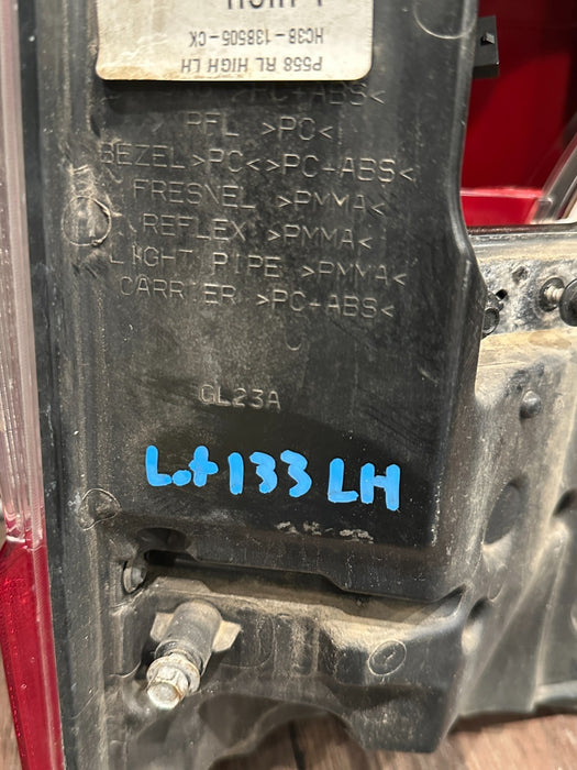 2017-2019 FORD F250 F350 F450 LEFT LED TAIL LIGHT OEM *CRACKS/WEAR 5-10*