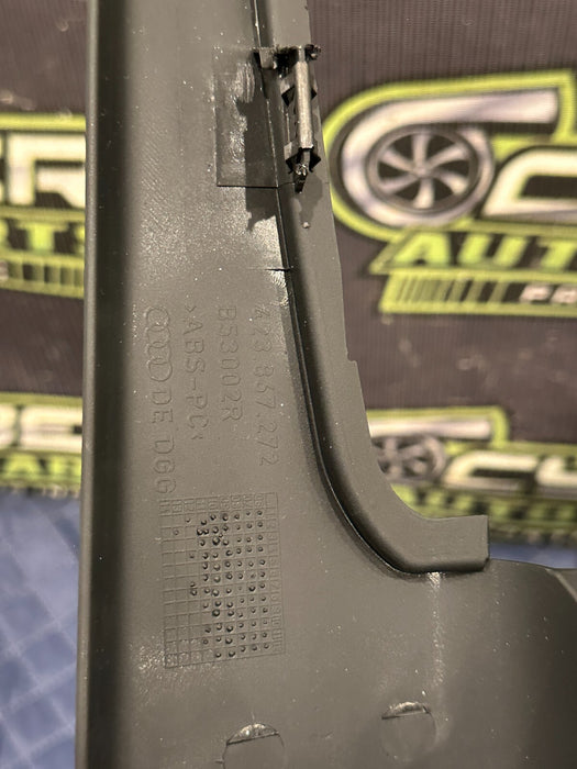 2014 AUDI R8 LEFT RIGHT COWL KICK PANEL TRIMS 423 867 271 423 867 272