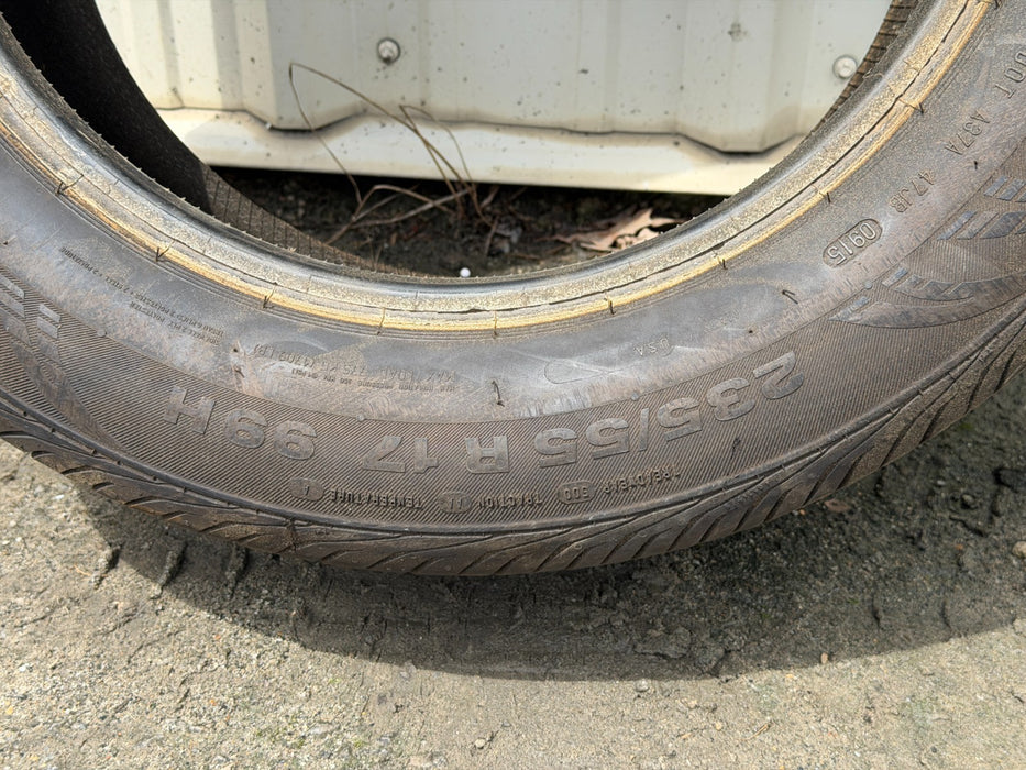 (1) CONTINENTAL CONTICONTACT 235/55R17 99H