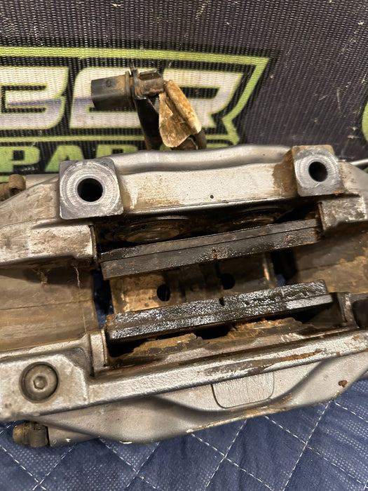 2014 AUDI R8 BREMBO REAR LEFT CARBON CERAMIC BRAKE CALIPER OEM *SCATCHES FLAW*