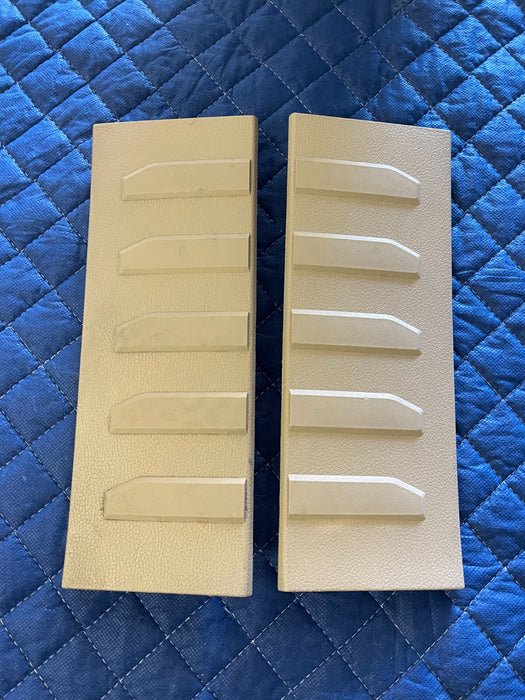 2017 2018 2019 FORD F250 F350 F450 LARIAT TAN REAR SCUFF KICK PLATE SET OEM