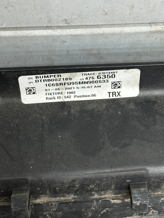 2022 DODGE RAM TRX 1500 REAR BUMPER STEP PAD TRIM OEM