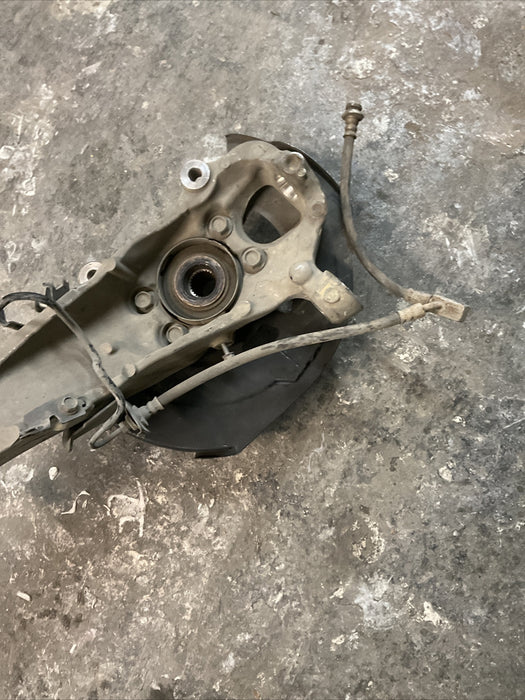 2014 INFINITI Q50 OEM SPINDLE W/ BRAKE LINE FRONT LH