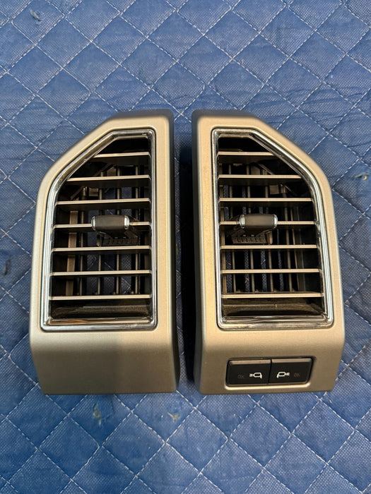 2017-2019 FORD F250 F350 LEFT AND RIGHT DASH DASHBOARD HVAC AIR VENTS SET OEM