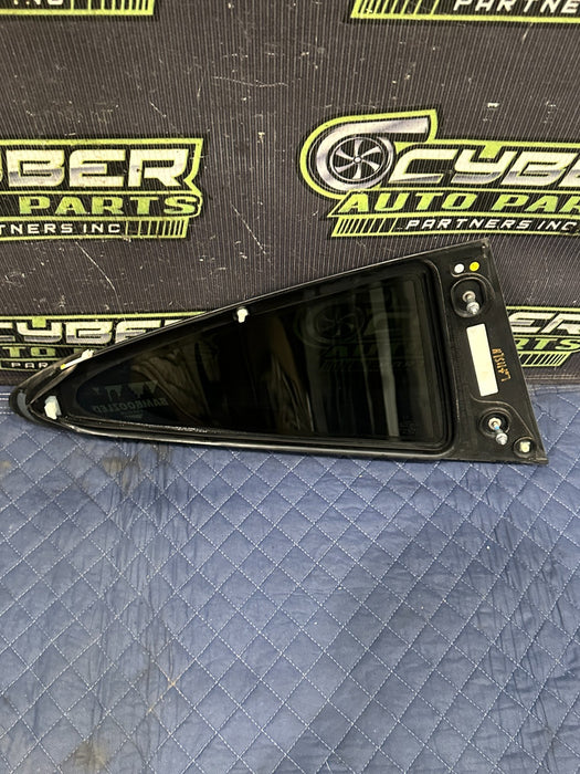 2014 PORSCHE 911 TURBO S REAR LEFT QUARTER WINDOW GLASS OEM