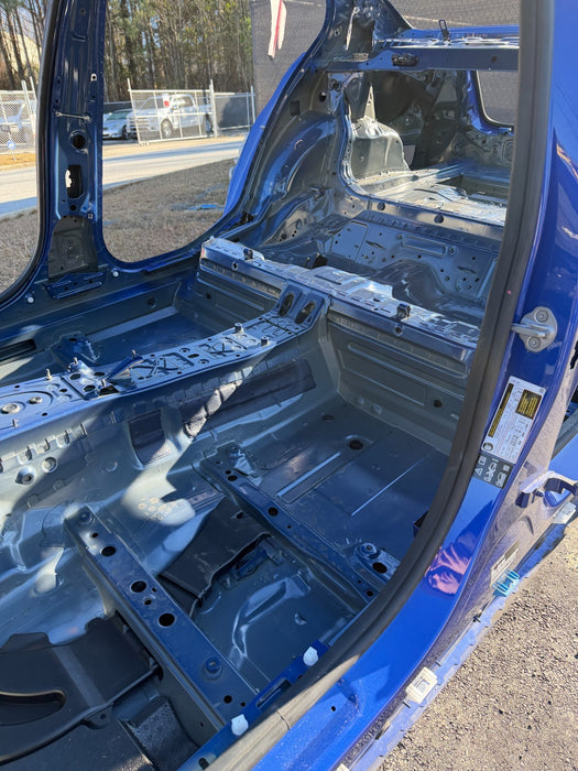 2024 BMW M3 G80 BLUE SHELL FRAME CHASSIS 4 DOOR CARBON ROOF OEM *DAMAGE*