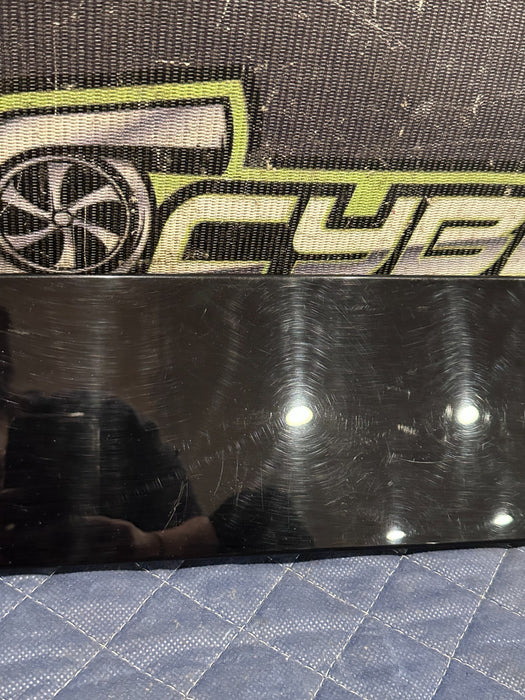 2020-2022 FORD F250 F350 FRONT RIGHT GLOSS BLACK B PILLAR DOOR TRIM OEM *SCUFFS*