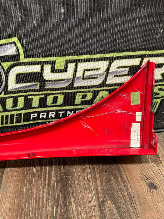 2018 AUDI R8 PLUS FRONT PASSENGER RIGHT RED FENDER PANEL OEM *CRACK/READ*