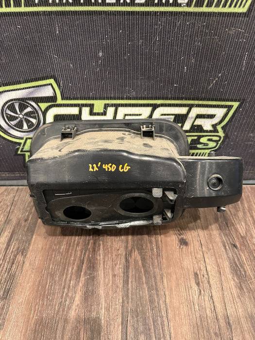 2022 FORD F350 F450 SUPERDUTY GRAY (M7) FUEL GAS DOOR LID ASSEMBLY OEM