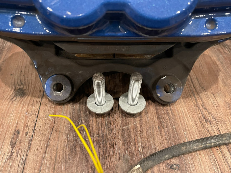 2020 BMW M4 F82 FRONT REAR LEFT RIGHT BLUE BREMBO BRAKE CALIPERS (448) OEM *READ