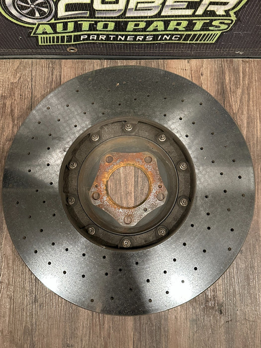 2018-24 LAMBORGHINI URUS FRONT RIGHT CARBON CERAMIC BRAKE ROTOR OEM 4M0 615 302