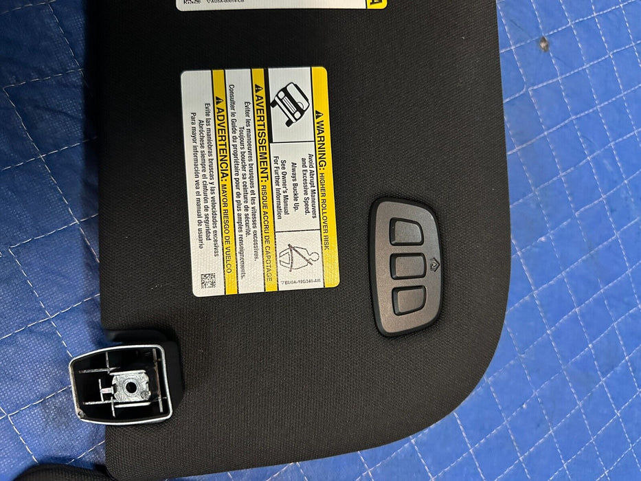 2022 FORD F250 F350 F450 PLATINUM LEFT & RIGHT BLACK OEM SUN VISORS