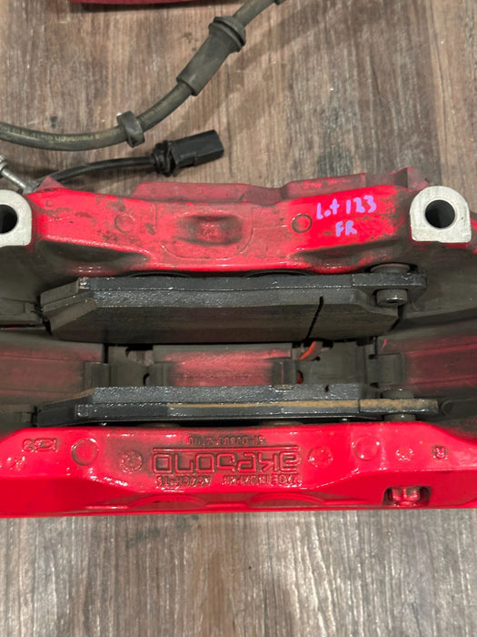 2018-2024 LAMBORGHINI URUS FRONT REAR CARBON CERAMIC BRAKE CALIPERS ROTORS OEM