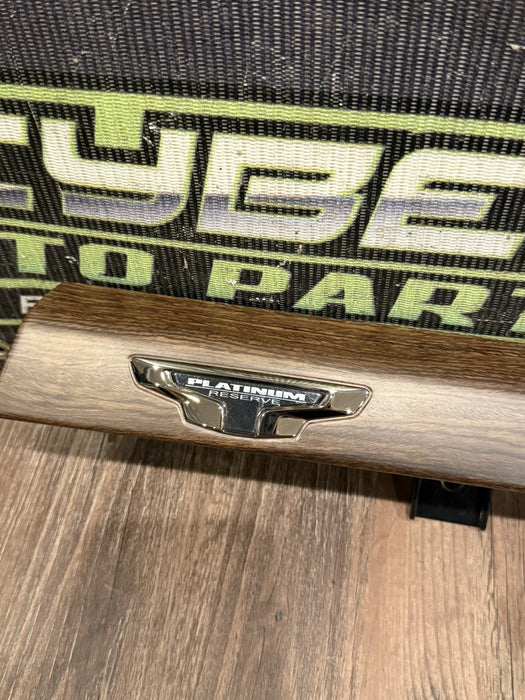 2017 NISSAN TITAN XD PLATINUM RESERVE DASHBOARD RIGHT FASTENER WOOD TRIM OEM