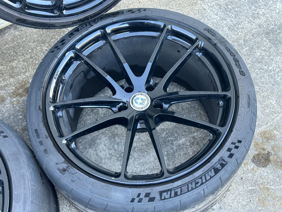 AUDI R8 LAMBORGHINI HURACAN 5X112 HRE P104 WHEELS RIMS 20X12 +46 / 20X9 +38