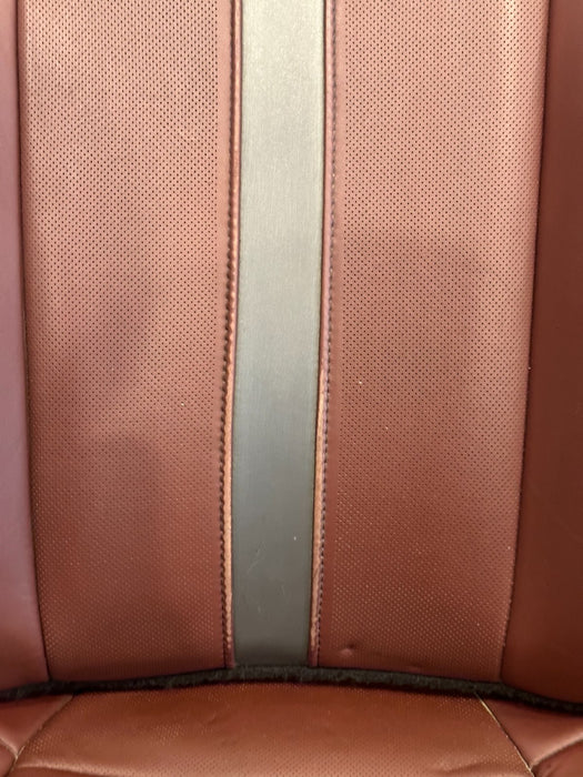 2017-2019 FORD F250 F350 F450 DARK MARSALA RED LEATHER DRIVER SEAT OEM *READ*