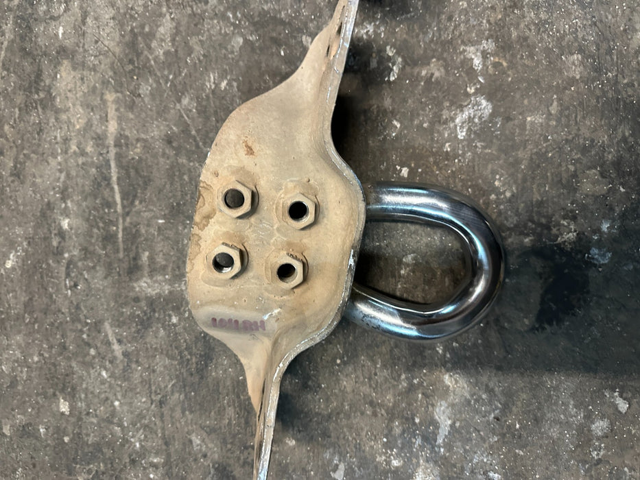 2017 2024 FORD F250 F350 SUPERDUTY FRONT BUMPER LEFT & RIGHT TOW HOOKS OEM