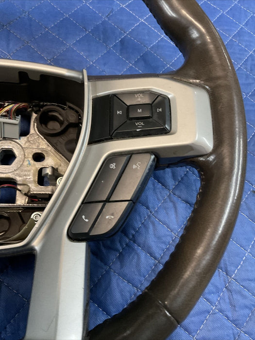 2017~2019 FORD F250 F350 F450 KING RANCH STEERING WHEEL W/ ADAPTIVE CRUISE~READ~