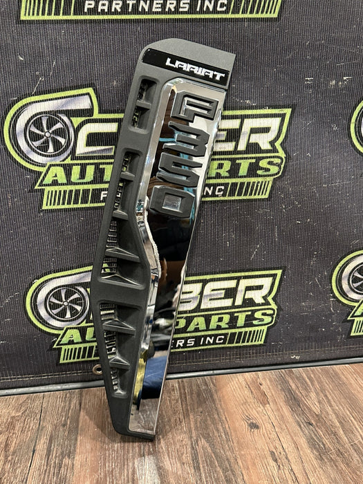 2023-2024 FORD F350 DRIVER LEFT CHROME FENDER BADGE EMBLEM OEM