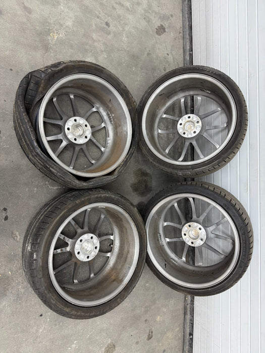 2024 BMW M3 G80 M4 G82 G8X BC FORGED WHEELS RIMS TIRES 5X112 *DAMAGE*