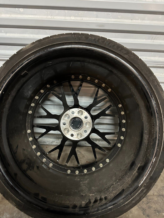 2021 AUDI R8 21X12 5X112 ANRKY REAR WHEELS RIMS PAIR TIRE GENUINE OEM ~CURBRASH~