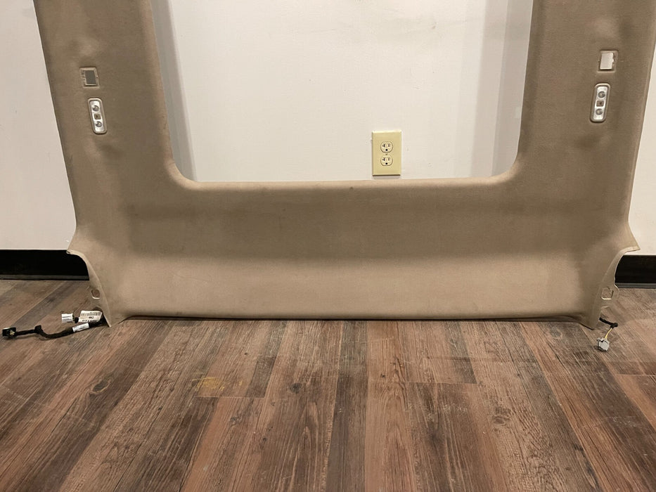 2017-2019 FORD F250 LIMITED ALCANTERA SUEDE TWIN PANEL MOON ROOF HEADLINER CAMEL