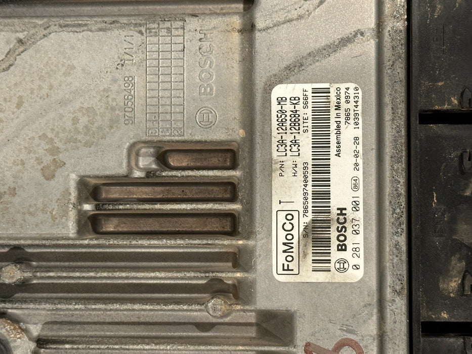 2020 FORD F350 XLT ENGINE ECU ECM BCM CONTROL MODULE W/ KEY FOB OEM