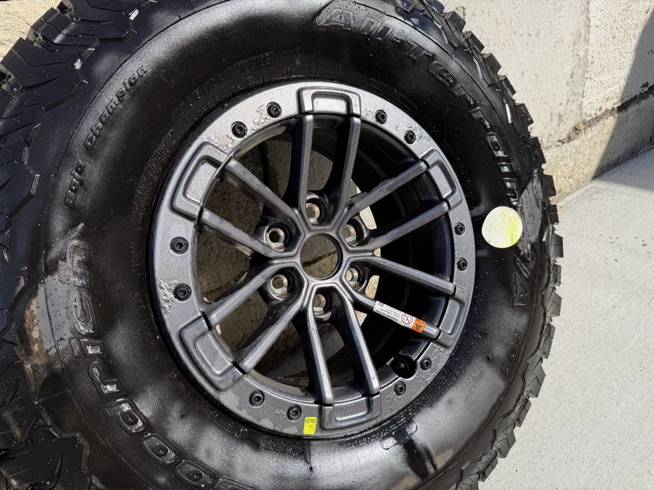 17" Ford 2017-2020 F-150 Raptor OEM rims wheels BEADLOCK 37" WITH SPARE