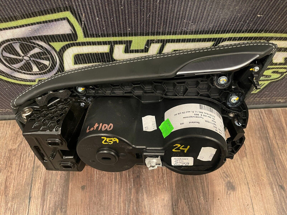 2017-18 AUDI R8 PLUS SPYDER CENTER CONSOLE LID W CUP HOLDER ARM REST OEM