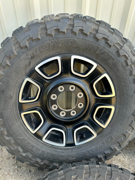 2024 FORD F250 F350 PLATINUM FACTORY WHEELS RIMS SET 20X8 20" PC3C 1007 HA OEM