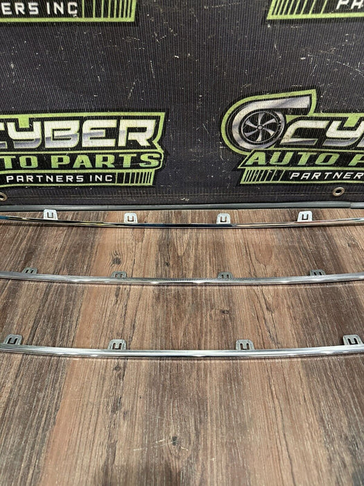 2017-19 FORD F250 F350 F450 LIMITED GRILLE TRIMS (3) OEM