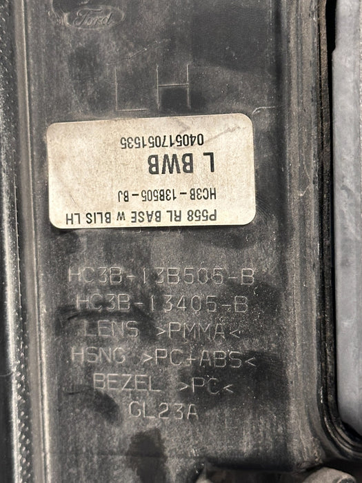 2017-2019 FORD F250 F350 F450 LEFT DRIVER HALOGEN BLISS TAIL LIGHT ASSEMBLY OEM