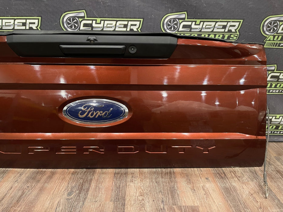2017-2019 FORD F250 F350 SUPERDUTY TAILGATE W/ NO STEPS OEM *DAMAGED* -READ-