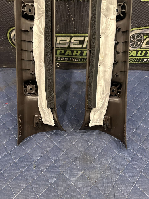 2017-2019 FORD F250 F350 KING RANCH BROWN FRONT LEFT RIGHT A PILLARS OEM