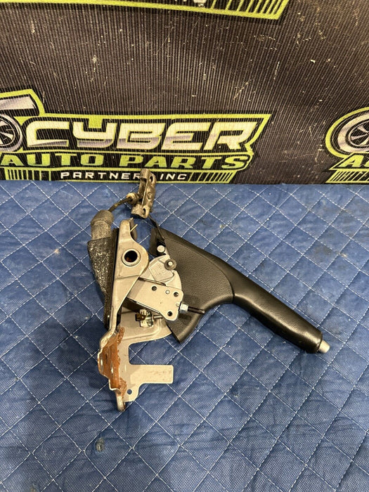 2009-2020 NISSAN 370Z LEATHER EMERGENCY E BRAKE HANDLE LEVER OEM ~MINOR WEAR~