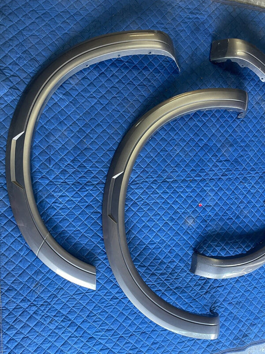 2016 2019 NISSAN TITAN XD RESERVE FRONT & REAR FENDER FLARE SET OEM