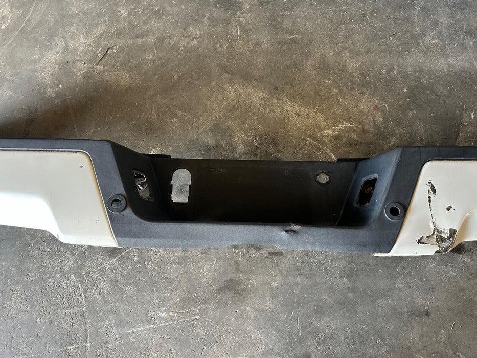 2017-2019 FORD F250 F350 REAR BUMPER *ORIGINALLY CHROME* OEM (READ DESC) *DAMAGE