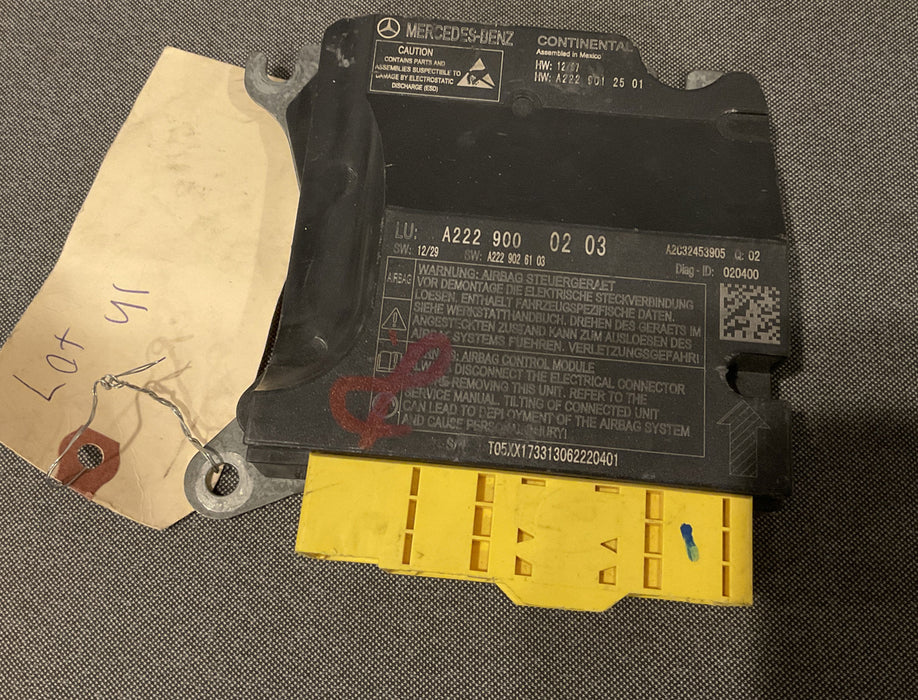 2014 MERCEDES S550 W222 MODULE 222 900 02 03 2229000203 OEM~CLEAN NO CODES~