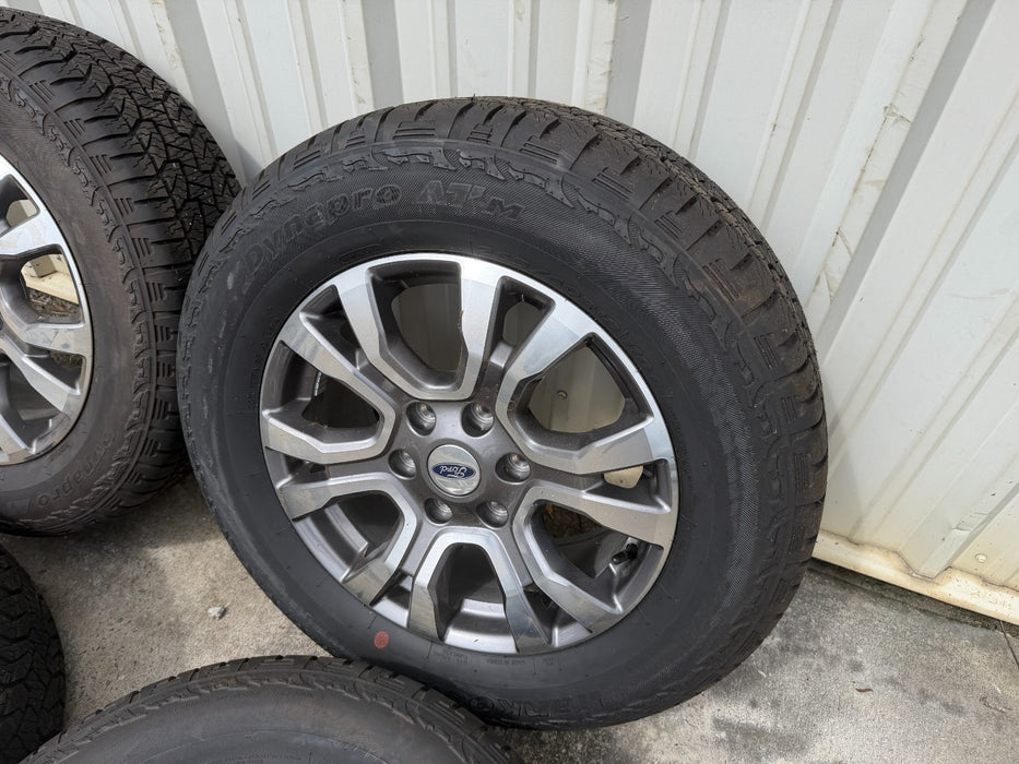 *NEW* FORD RANGER TAKE OFF WHEELS RIMS TIRES HANKOOK DYNAPRO ATM 265/60R18