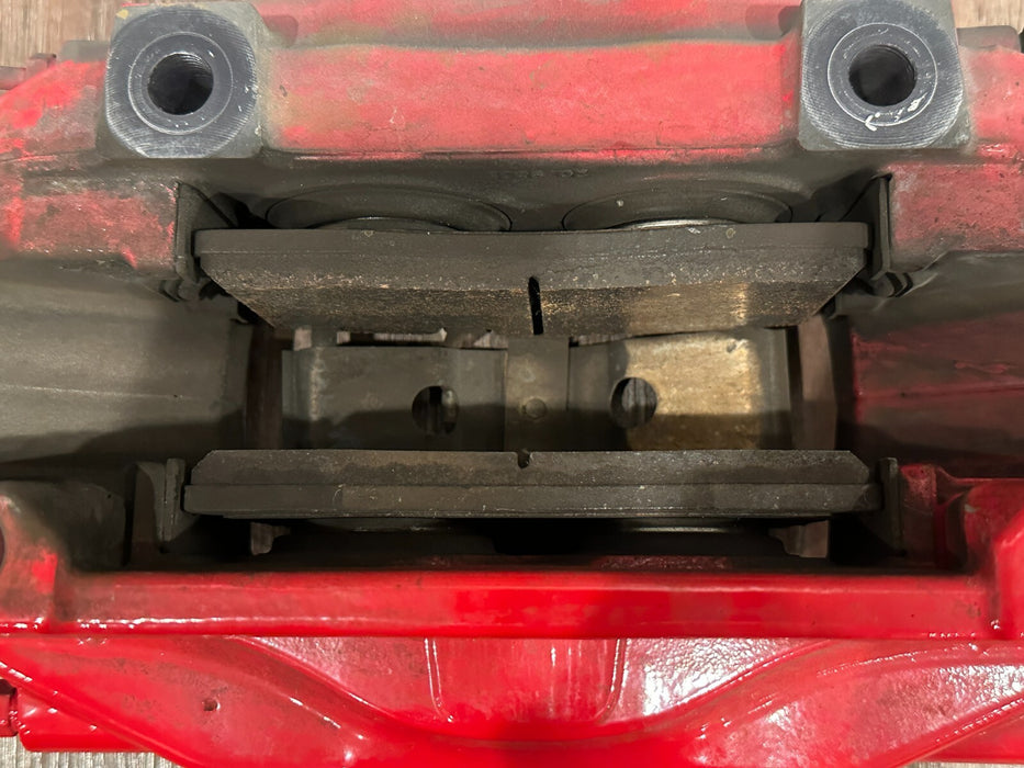 2021 AUDI R8 REAR RIGHT RED CARBON CERAMIC BRAKE CALIPER OEM *PAINT CHIP/READ!*