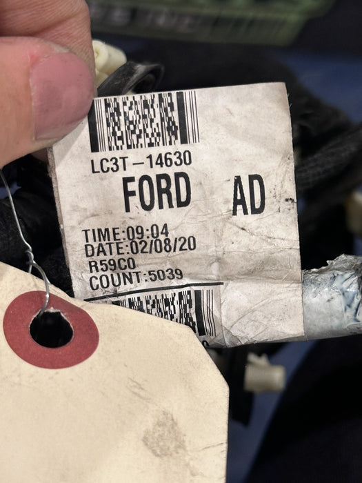 2020 FORD F450 PLATINUM FRONT RIGHT SIDE DOOR HARNESS LC3T-14633-AAB