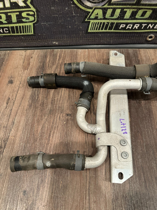 2017 AUDI R8 COOLANT HOSE PIPE LINE W MOUNT BRACKET OEM 4S0 813 239 C