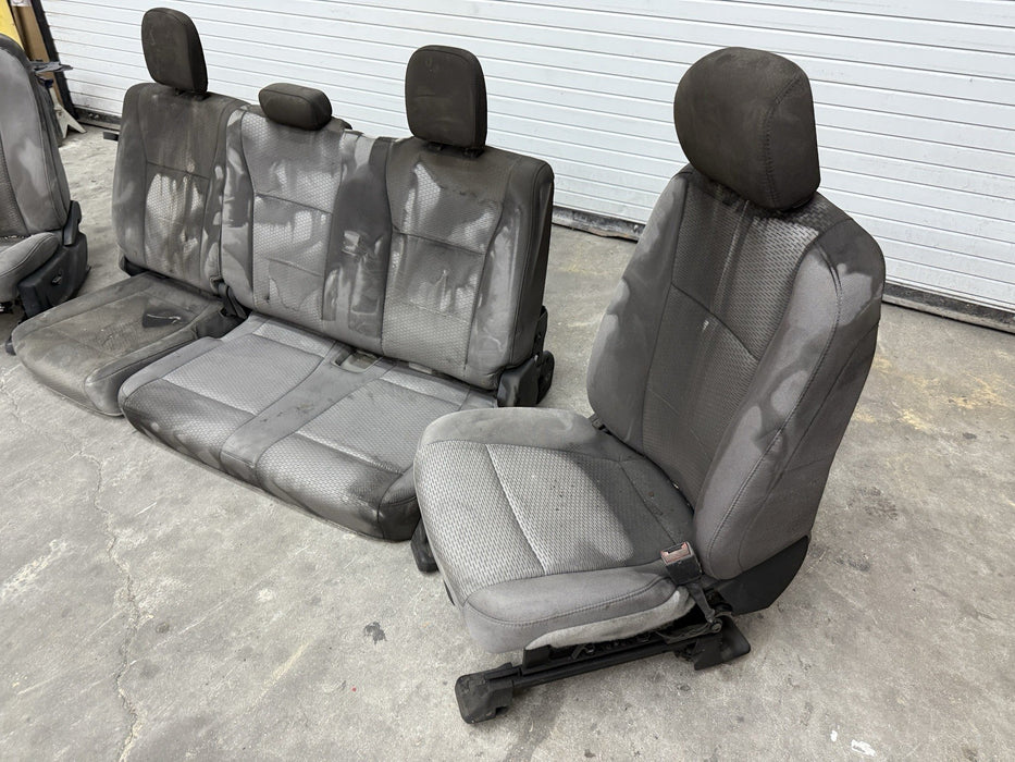 2020 FORD F250 F350 F450 XLT FRONT REAR SEATS CLOTH OEM *COSMETIC*