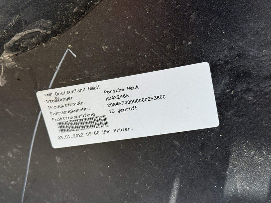 2020 2021 2022 2023 24 Porsche 992 911 Turbo S Rear Bumper Cover 992807421K OEM